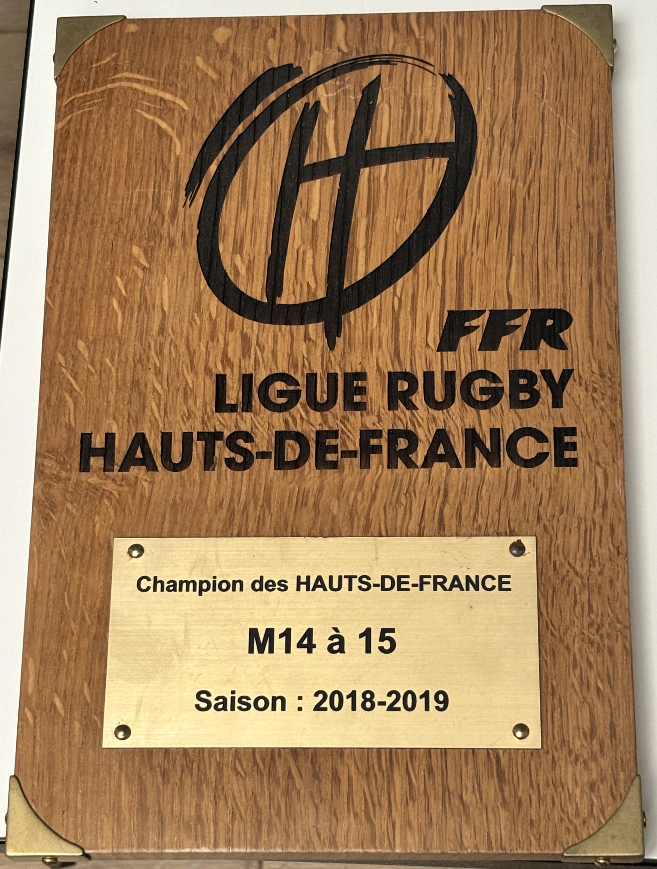 Trophee 2018 2019 M14 a XV